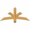 Ekena Millwork Davenport Rough Sawn Timber Gable Bracket, Western Red Cedar, 48"W x 22"H x 4"D x 4"F, 11/12 Pitch GBW048X22X0404DAV00RWR - alternate 1